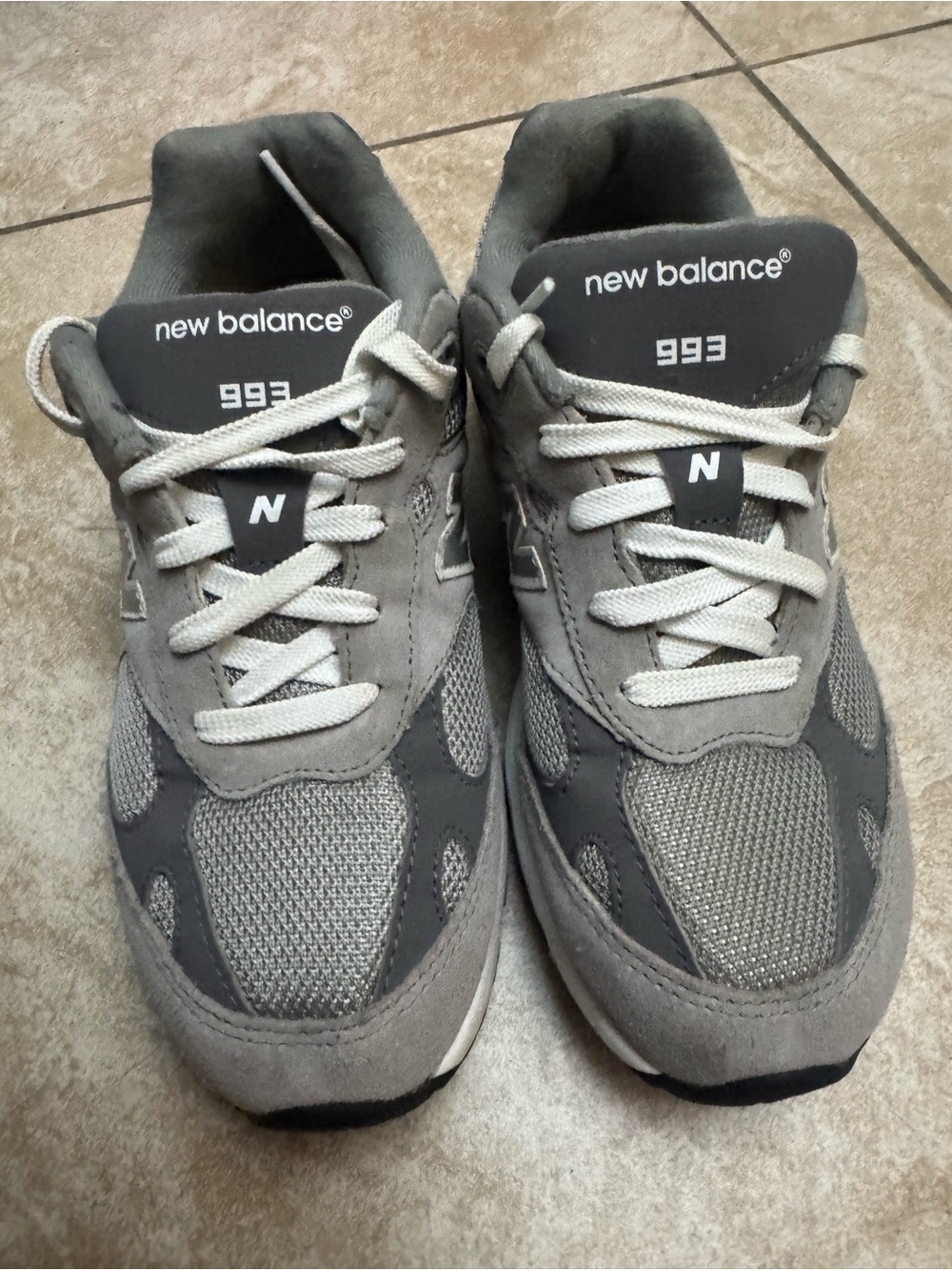 New Balance Kids Gray 993 Sneakers